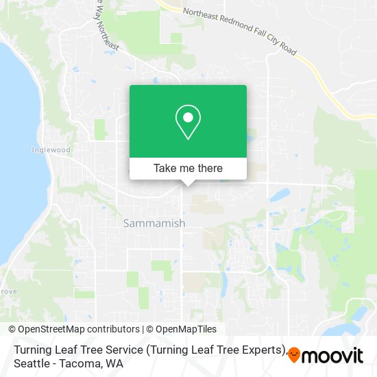 Turning Leaf Tree Service map