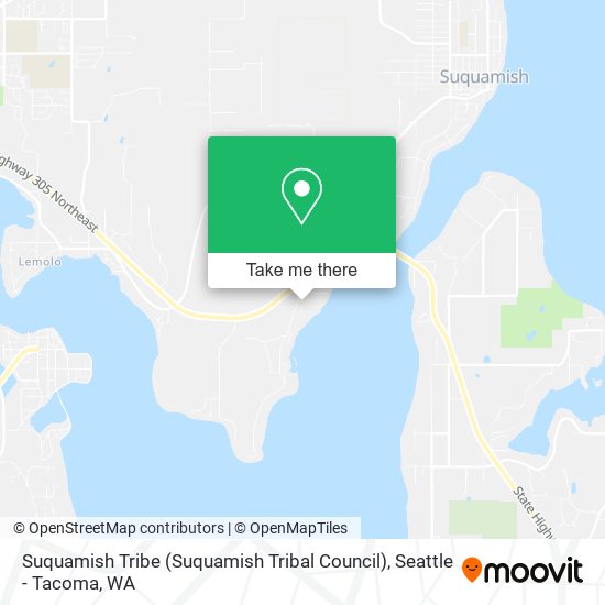 Mapa de Suquamish Tribe (Suquamish Tribal Council)