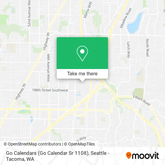 Mapa de Go Calendars (Go Calendar Sr 1108)