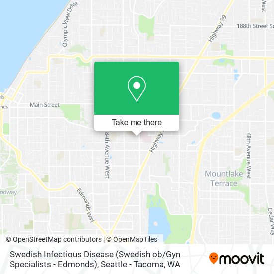 Mapa de Swedish Infectious Disease (Swedish ob / Gyn Specialists - Edmonds)