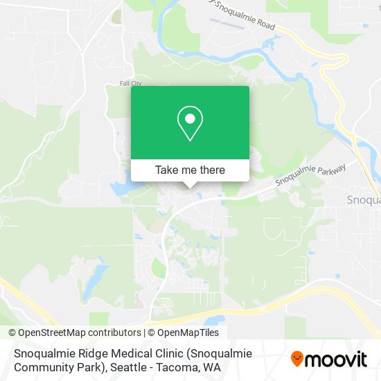Mapa de Snoqualmie Ridge Medical Clinic (Snoqualmie Community Park)