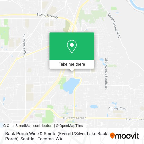 Mapa de Back Porch Wine & Spirits (Everett / Silver Lake Back Porch)