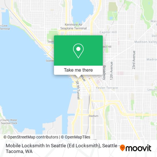 Mapa de Mobile Locksmith In Seattle (Ed Locksmith)