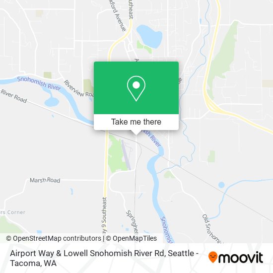 Airport Way & Lowell Snohomish River Rd map
