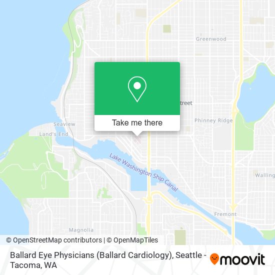 Mapa de Ballard Eye Physicians (Ballard Cardiology)