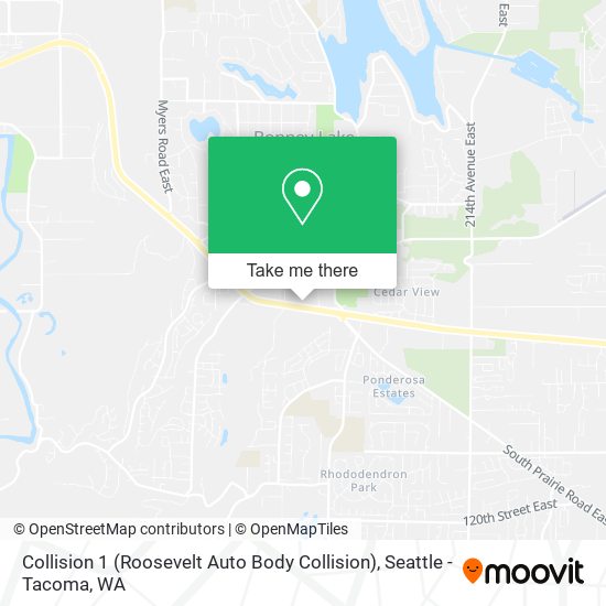 Collision 1 (Roosevelt Auto Body Collision) map