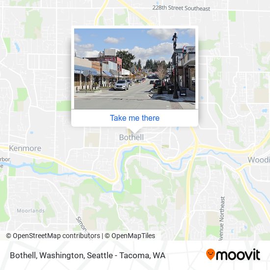Mapa de Bothell, Washington
