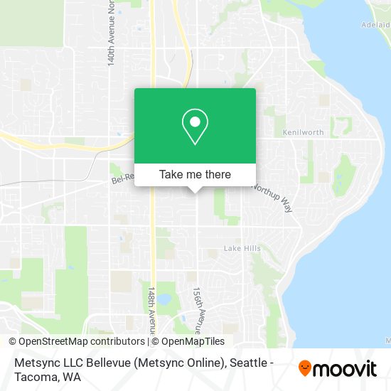 Mapa de Metsync LLC Bellevue (Metsync Online)