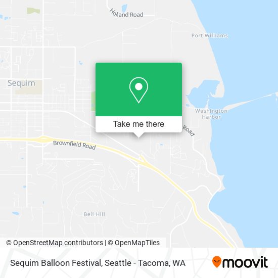 Sequim Balloon Festival map