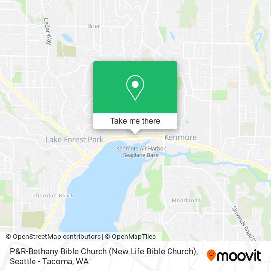 Mapa de P&R-Bethany Bible Church (New Life Bible Church)