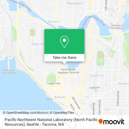 Mapa de Pacific Northwest National Laboratory (North Pacific Resources)