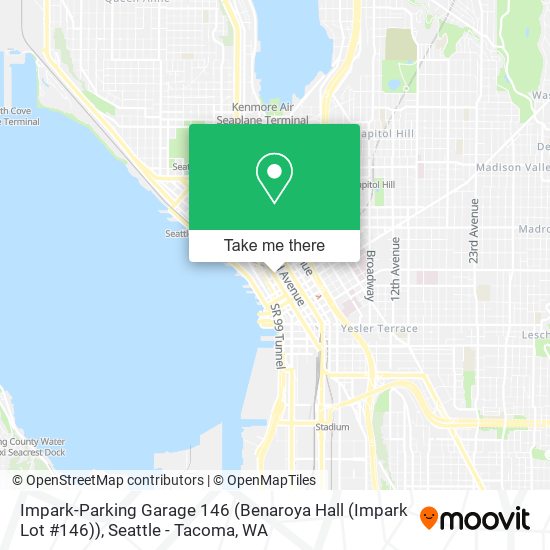 Mapa de Impark-Parking Garage 146 (Benaroya Hall (Impark Lot #146))