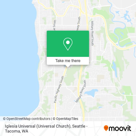 Iglesia Universal (Universal Church) map