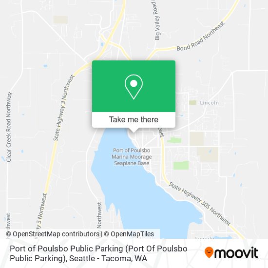 Port of Poulsbo Public Parking map