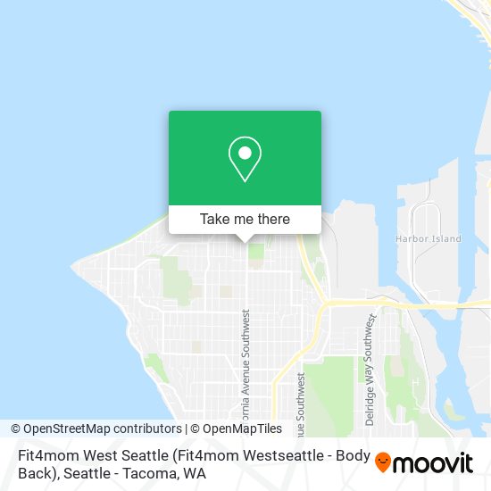 Mapa de Fit4mom West Seattle (Fit4mom Westseattle - Body Back)