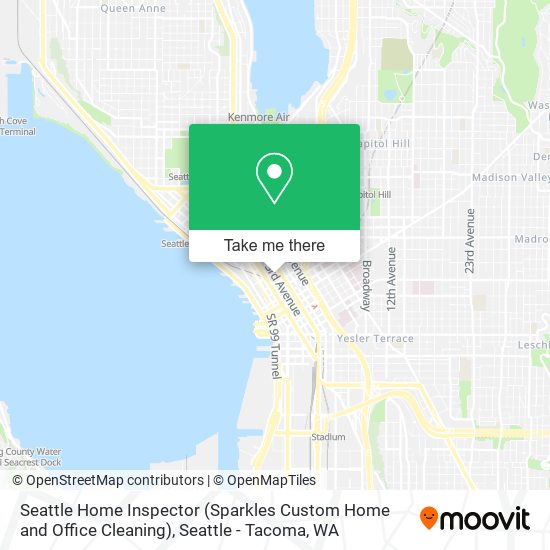 Mapa de Seattle Home Inspector (Sparkles Custom Home and Office Cleaning)