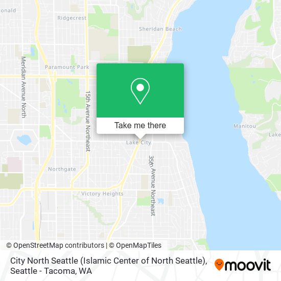 City North Seattle (Islamic Center of North Seattle) map