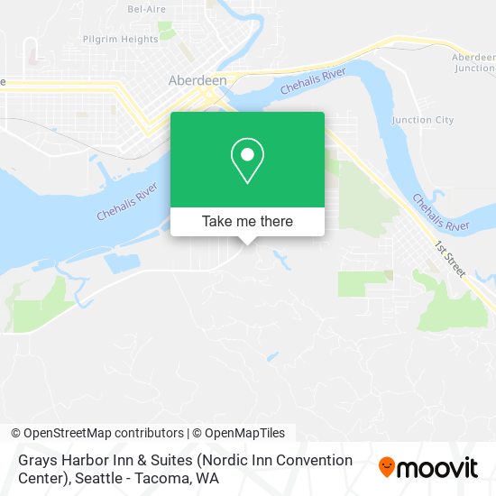 Mapa de Grays Harbor Inn & Suites (Nordic Inn Convention Center)