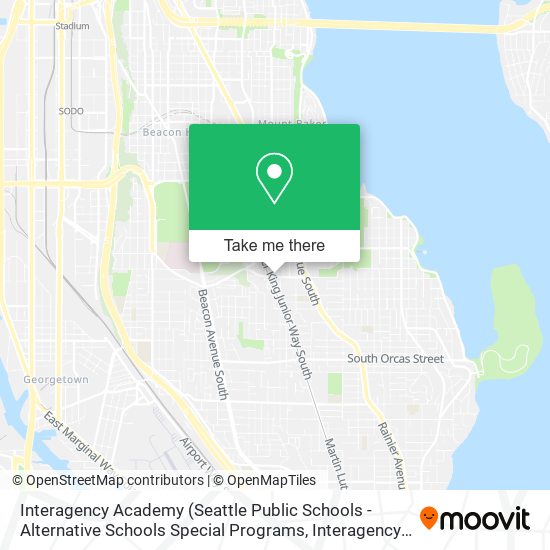 Interagency Academy map