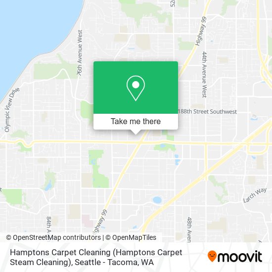 Hamptons Carpet Cleaning map