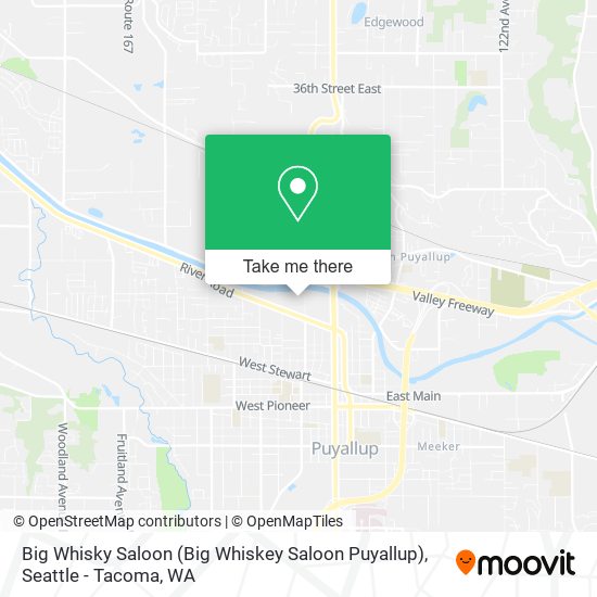 Big Whisky Saloon (Big Whiskey Saloon Puyallup) map