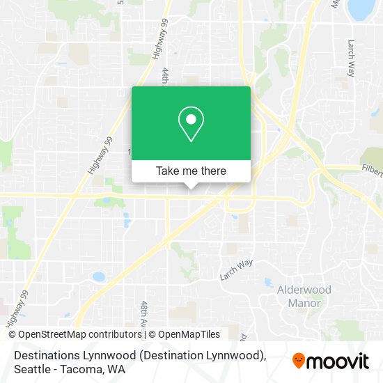 Mapa de Destinations Lynnwood (Destination Lynnwood)
