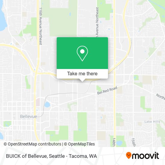 Mapa de BUICK of Bellevue