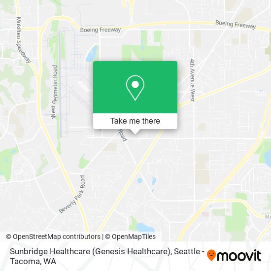 Sunbridge Healthcare (Genesis Healthcare) map