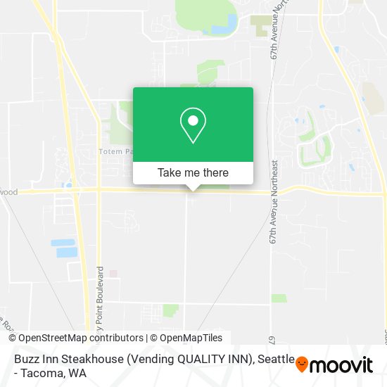 Mapa de Buzz Inn Steakhouse (Vending QUALITY INN)