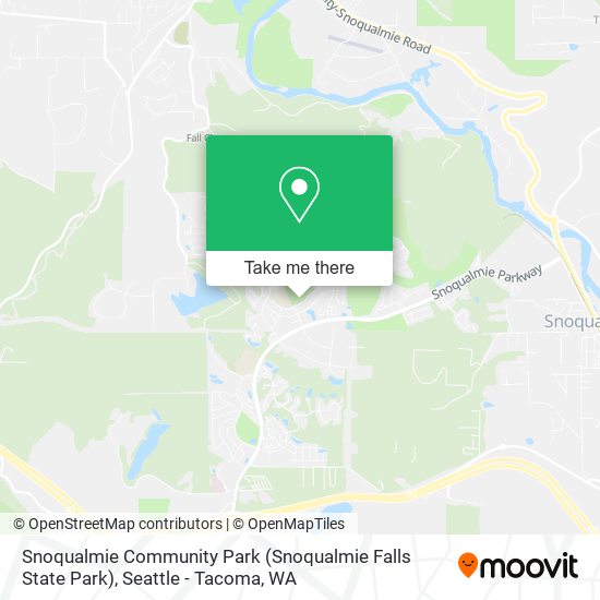 Mapa de Snoqualmie Community Park (Snoqualmie Falls State Park)