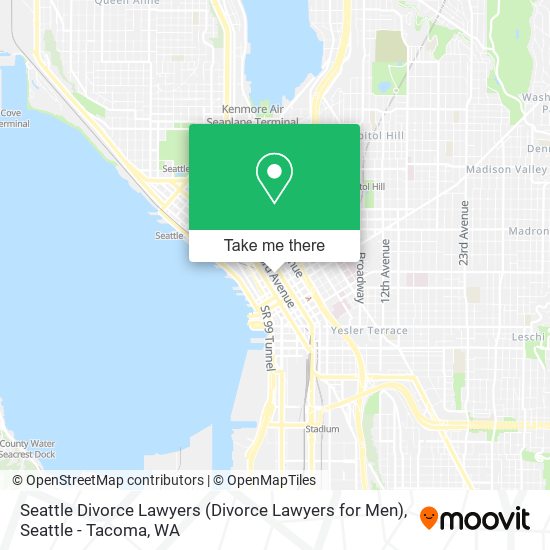 Seattle Divorce Lawyers (Divorce Lawyers for Men) map