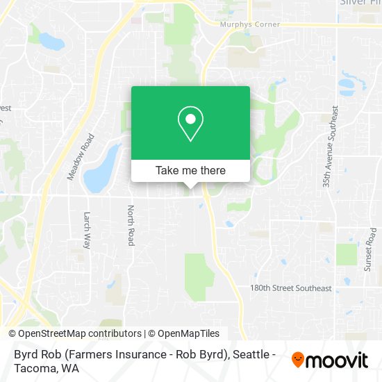 Mapa de Byrd Rob (Farmers Insurance - Rob Byrd)