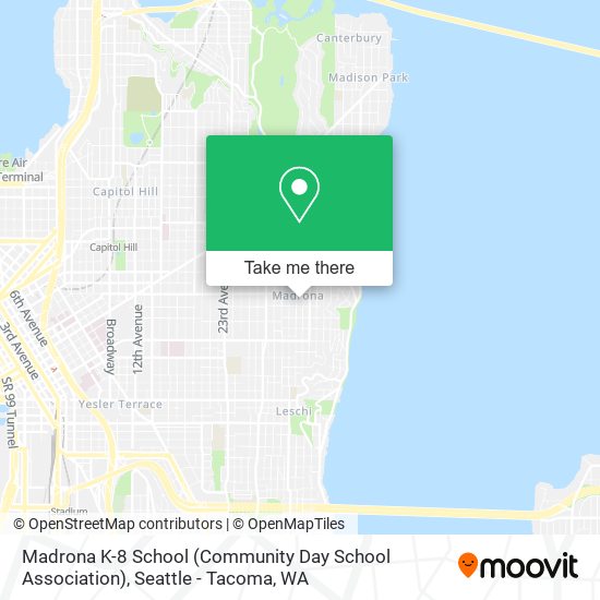 Mapa de Madrona K-8 School (Community Day School Association)