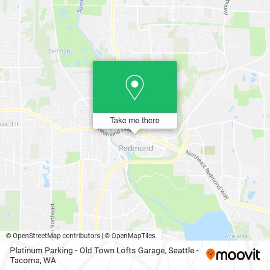 Mapa de Platinum Parking - Old Town Lofts Garage