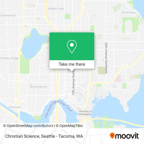 Christian Science map