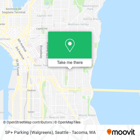 Mapa de SP+ Parking (Walgreens)