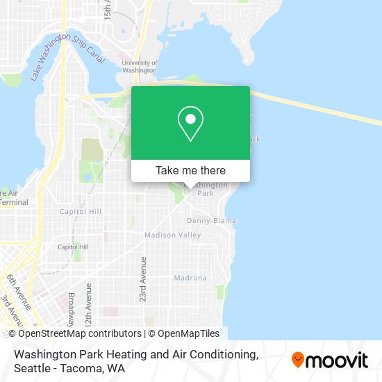 Washington Park Heating and Air Conditioning map