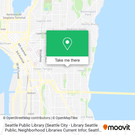 Seattle Public Library map