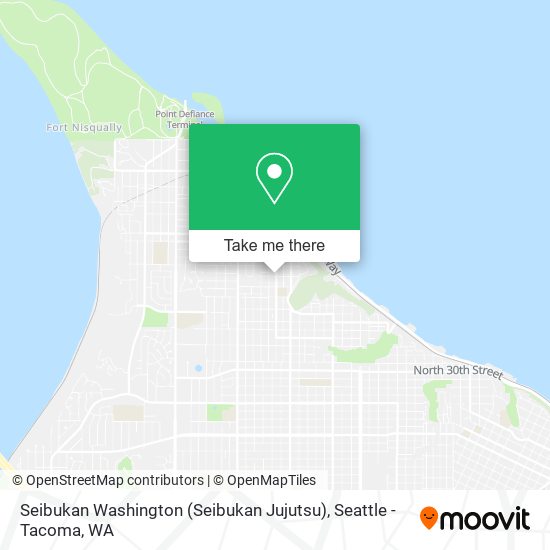 Mapa de Seibukan Washington (Seibukan Jujutsu)