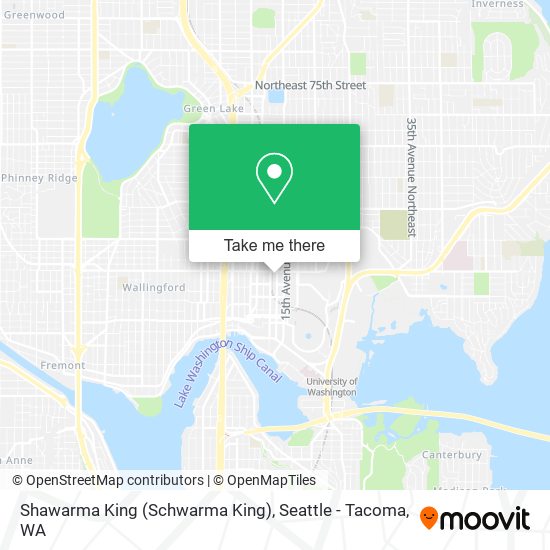 Mapa de Shawarma King (Schwarma King)