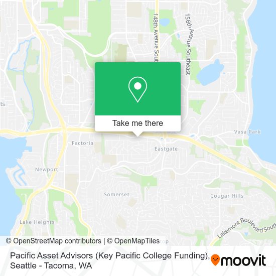 Mapa de Pacific Asset Advisors (Key Pacific College Funding)