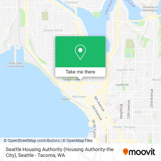 Mapa de Seattle Housing Authority (Housing Authority-the City)