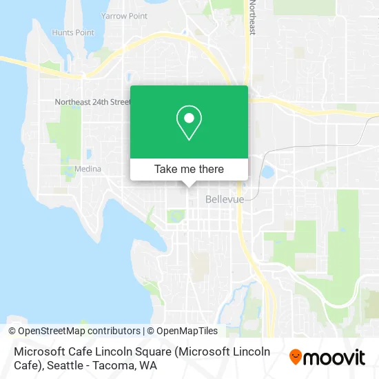 Microsoft Cafe Lincoln Square map