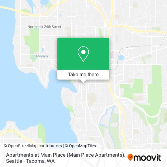 Apartments at Main Place map