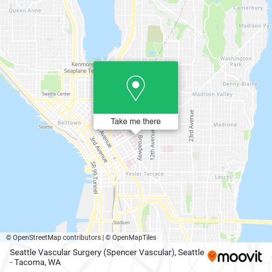 Mapa de Seattle Vascular Surgery (Spencer Vascular)