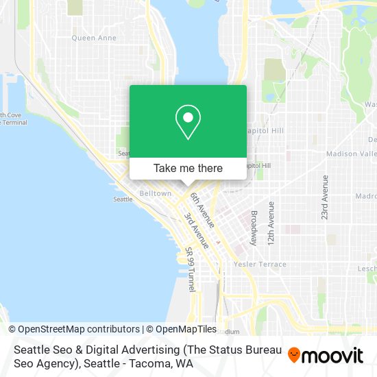 Mapa de Seattle Seo & Digital Advertising (The Status Bureau Seo Agency)