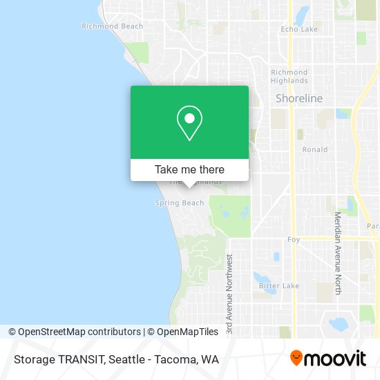 Storage TRANSIT map