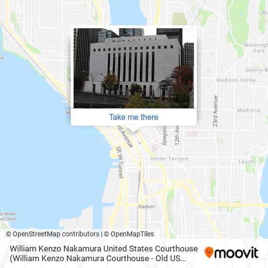 William Kenzo Nakamura United States Courthouse map