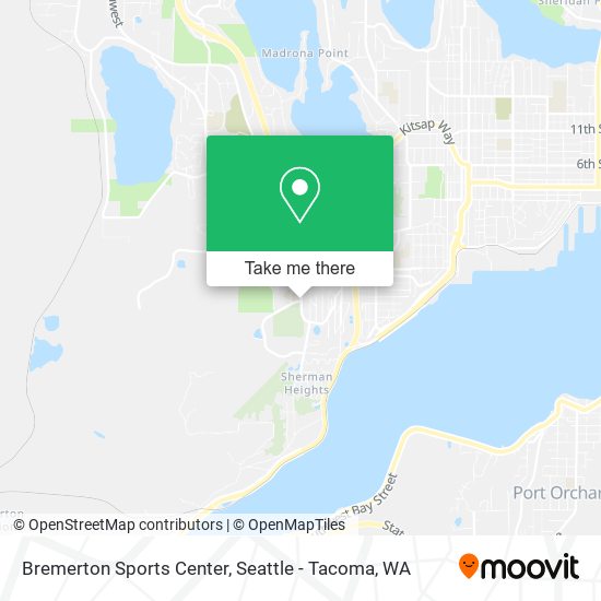 Bremerton Sports Center map