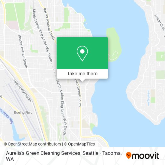 Aurelia's Green Cleaning Services map